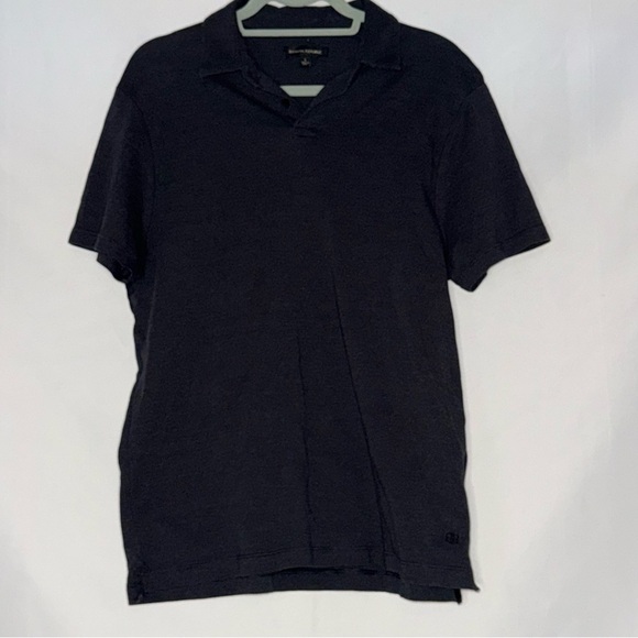 Banana Republic Other - Banana Republic Men’s Luxury-Touch Polo Shirt Black Heather Size L EUC